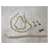 Jewelry Including Necklaces and Clip-On Earrings