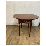Hammary Oval Side Table with Drawer