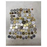 Approximately 93 Foreign Coins