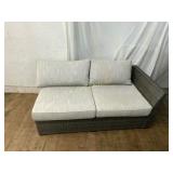 Two-Piece Woven Resin Patio Sectional