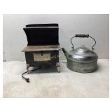 Electric Toy Stove and Metal Kettle