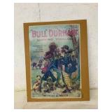 Bull Durham Advertising Poster in Wood Frame
