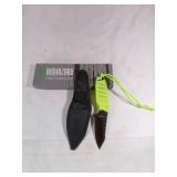 Biohazard Knife with Sheath and Paracord Handle