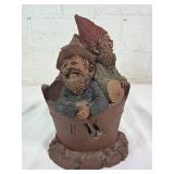Tom Clark Sculpted Gnomes in Barrel Figure