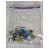 Bag of Assorted Glass Marbles