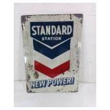 Standard Station Metal Sign