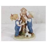 Homco ï¿½Denim Daysï¿½ Ceramic Figurine