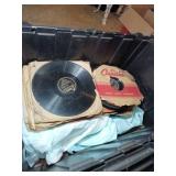 Vintage Vinyl Records in Sleeves