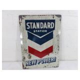 Standard Station Metal Advertising Sign