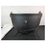 Cast Iron Cauldron with Chain Handle