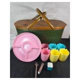 Hawkeye Picnic Basket with Accessories