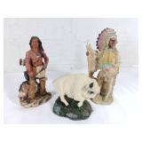 Ceramic Native American Figurines
