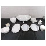 Milk Glass Tableware Collection