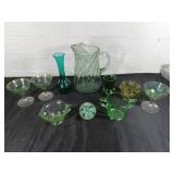 Green Glassware Collection