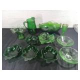 Green Glassware Collection