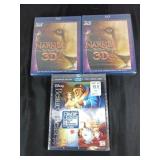 3 Blu-ray 3D Movies