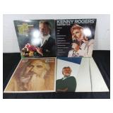 4 Kenny Rogers Vinyl Records
