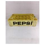 Yellow Plastic Pepsi Crate