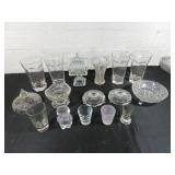 Clear Glassware Assorted Forms