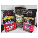 3 Bags of Charcoal Briquets