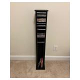 CD Storage Rack with CDs