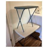 2 Folding Tables With Metal Frame