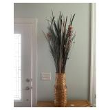 Woven Basketï¿½ with Faux Stems