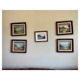 5 Framed and Nature Paintings