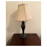 Bronze-Tone Lamp with Shade