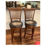 Twoï¿½ Swivel Bar Stools
