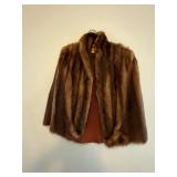 Brown Fur Cape