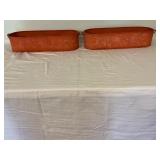 Embossed Metal Planters