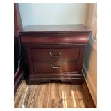 Nightstand with Brass Handles