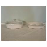 CorningWare Dish and Divided Dish