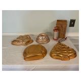 Copper Molds and Cream Whipper