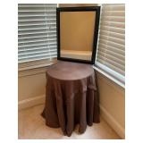Wall Mirror with Side Table