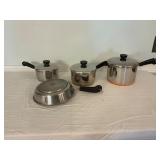 Revere Ware Pots and Frying Pan