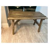 Slatted Wooden Table