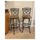 Bar Stools with Upholstered Seats