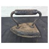 Cast Iron Flat Iron with Handle