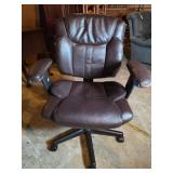 Brown Leather Office Chair