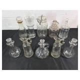 Clear Glass Bottles and Decanters