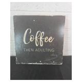 Coffee Themed Wall Art Plaque