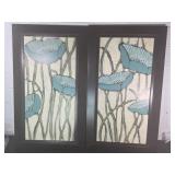 Framed Flower Wall Art Pieces