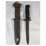 US M8A1 Bayonet with Scabbard