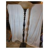 6ï¿½ Tall Floor Lamp with Marble Accent