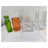 Glass Vases in Various Shapes