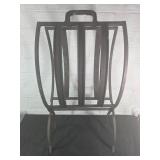 Cast Iron Log Holder with Handle