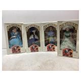 Four Gone With The Wind Collector Dolls