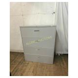 Metal Four-Drawer Filing Cabinet